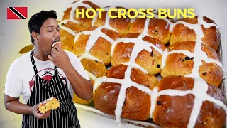 Classic Hot Cross Buns Recipe by Chef Shaun 🇹🇹 Foodie Nation