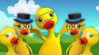 lima bebek besar | lagu anak-anak | Five Big Ducks | Farmees Indonesia | Lagu Anak | Kids Song