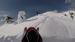 2022 Polaris Matryx RMK 850 Ripping up Some BC Powder!!!