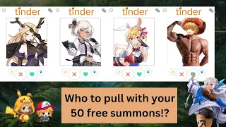 Guardian Tales | Who To Pull in the Alef Banner Up? | How to spend your 50 free summons?