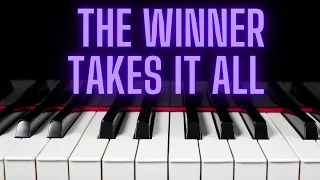 The Winner Takes It All На Пианино