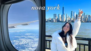 viaje para NOVA YORK comigo ✈️ | vlog dia 1