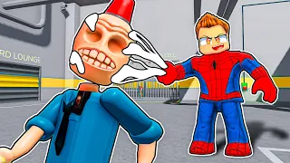 SPIDERMAN vs SIREN COP w Roblox!