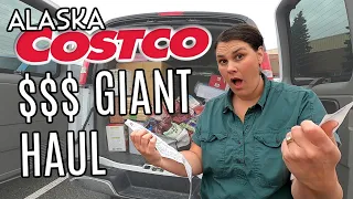 Giant Costco Shop W/ Me & Haul | Alaska Prices $$$