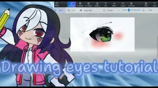 How I draw eyes || tutorial || I tried ( pause to read )