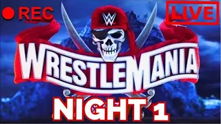 WWE Wrestlemania 37 Night 1 Live - April 10, 2021 (Watch Along)