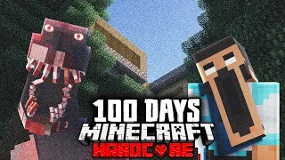 I Survived 100 Days in a HAUNTED FOREST in Hardcore Minecraft
