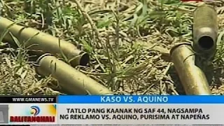 Tatlo pang kaanak ng SAF 44, nagsampa ng reklamo vs. Aquino, Purisima at Napeñas