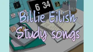 Billie Eilish study songs/ playlist 🌫1HOUR
