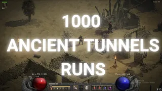 DIABLO 2 RESURRECTED - 1000 ANCIENT TUNNELS RUNS