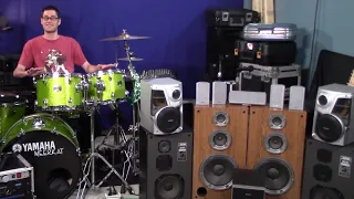 Blowing Speakers With Drums And Microphones