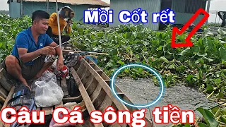 Bự Rồi, Câu cá Sông tiền bằng mồi cốt rết, Dính cá phát mê