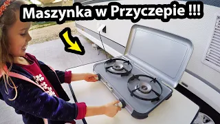 Testujemy Maszynkę do Gotowania !!! - Zupa Koperkowa w Przyczepie, Selfie Stick i GasBank (#525)