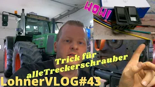 LohnerVLOG#43 #Fendt Favorit 800 Beleuchtung auf LED umbauen, diesen Trick sollte jeder kennen