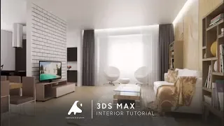 3D Max Interior Design Modeling Tutorial Vray + PhotoshopCameraRaw HD
