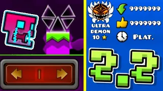 Нашел Новый ТОП 1 ДЕМОН В GEOMETRY DASH 2.2? ДЕМОНЫ-ПЛАТФОРМЕРЫ!