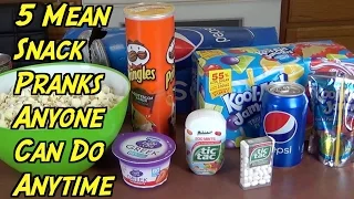 5 Snack Pranks Anyone Can Do Anytime - HOW TO PRANK (Evil Booby Traps) | Nextraker