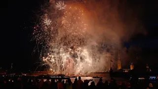 "Pyro Team" Serbia [4K50fps🎧] Fireworks Festival 2022 Saint Petersburg Russia