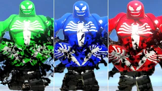 The Best VENOM Colors Transformations Animation w/ Lego Spiderman, Blob & Thanos