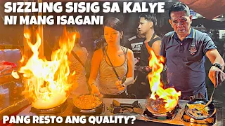 DINUDUMOG NA STREET FOOD SIZZLING SISIG SA CUBAO! SOLID NA STREET FOOD SA QC | FILIPINO STREET FOOD