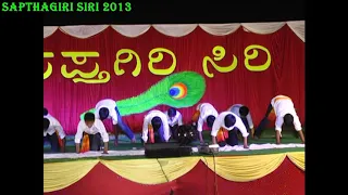 Jai Bajarangi Dance From Sapthagiri School Students, Davanagere