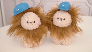 Make a cute baby lion doll 🦁 Turn on the caption and watch it with the instructions :)