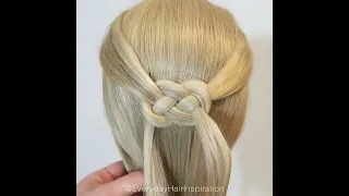 Celtic Knot Half up Hairstyles