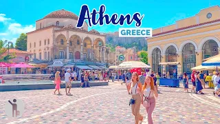 Athens, Greece 🇬🇷 | Walking in the Footsteps of the Gods | 4K Walking Tour