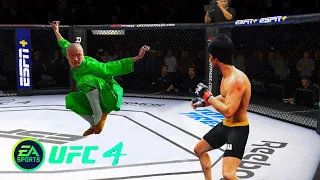 UFC4 Bruce Lee vs Master Monkey EA Sports UFC 4 PS5