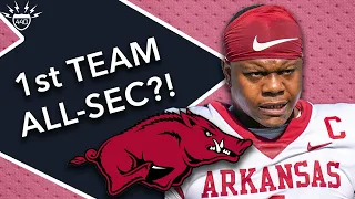 KJ Jefferson talks Arkansas new offense and veteran leadership. Athlon's SEC preseason rankings.