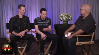 Gotham Season 3 interview with Robin Lord Taylor & Cory Michael Smith!