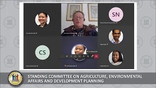 STANDING COMMITTEE ON AGRICULTURE, ENVIRONMENTAL AFFAIRS AND DEV PLANNING, 28 JULY 2020, 14:30