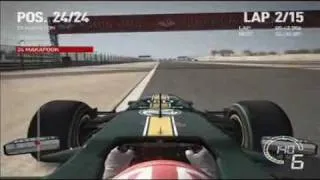 Carrer Mode on F1 2010 Season 1 - Bahrain GP with Commentary