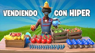 VENDIENDO CON HIPER - ROLEPLAY en Fortnite