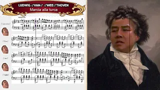 Ludwig ♂VAN♂ Beethoven - Turkish March - Бетховен - Турецкий Марш (♂right version♂) gachi REMIX