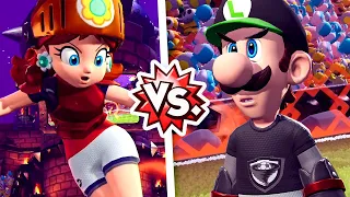 Mario Strikers Battle League - Daisy Vs Luigi (Hard CPU)