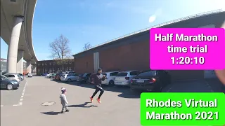 Rhodes Marathon - Virtual Half Marathon race - season best in the Alphafly Next %