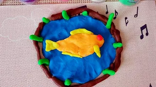 🐟✨ Dive into Creativity: Crafting a Clay Fish in the Lake for Kids! 🎨🌈