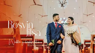 Rosvin & Jilsa Wedding Story | Christian Marthoma Wedding Highlights | Pixelar Imaging Studio HD