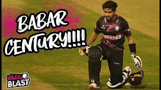 🎥 Babar Azam scores stunning 114* from 62 balls for Somerset!