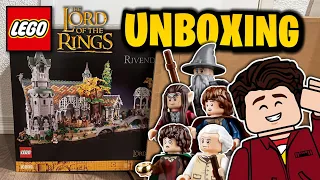 LEGO Lord of the Rings Rivendell Unboxing