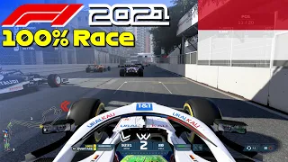 F1 2021 - Let's Score Points With Mick #5: 100% Race Monaco