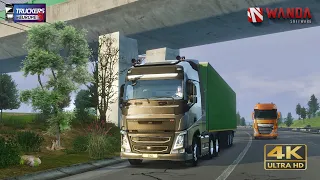 Driving volvo FH 🔴 liquor transportation to alps mountains 🚛 Truckers of Europe 3 gameplay