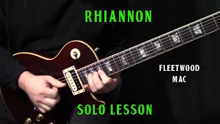 how to play "Rhiannon" on guitar by Fleetwood Mac | part 2 | solo lesson tutorial