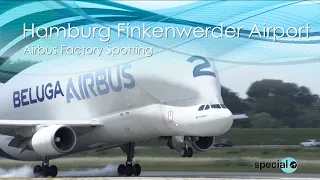 Hamburg Finkenwerder Airport Spotting | A300-600ST Beluga, A320NEO | Special #298