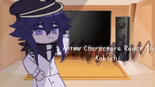 ||Anime characters react to|| Kokichi 3/5