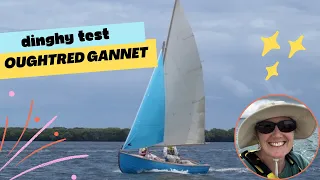 Oughtred Gannet test sail - Moreton Bay