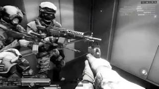 Battlefield 4 - Grenade in elevator - Sound of silence