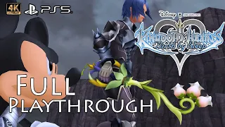 Full Aqua Playthrough (PS5 4K) - Kingdom Hearts Birth By Sleep