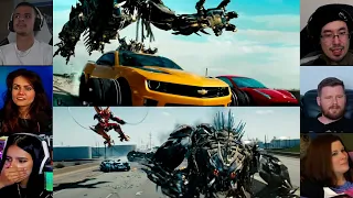 High-Way Chase Scene | Dark of the Moon | Reaction Mashup  | #transformers